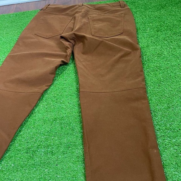 Lululemon Pants Mens 31 Brown ABC Skinny Warpstream Stretch Pockets Active - Picture 8 of 8